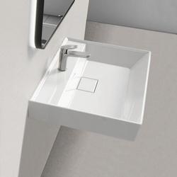18-9/10 in. Drop-in or Wall Mount Rectangular Ceramic Bathroom Sink in White