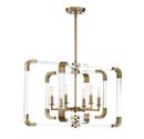 Rotterdam 6 Light 32" Wide Taper Candle Style Chandelier