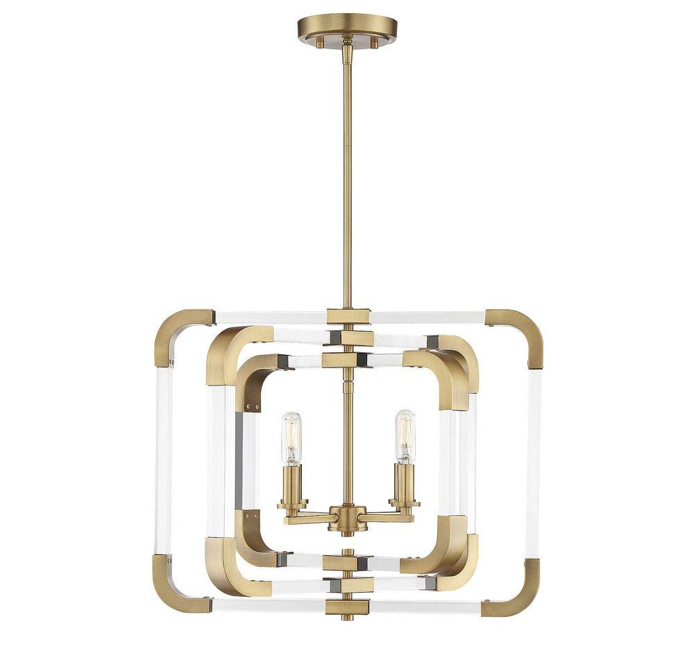 Rotterdam 4 Light 20" Wide Semi-Flush Ceiling Fixture 
