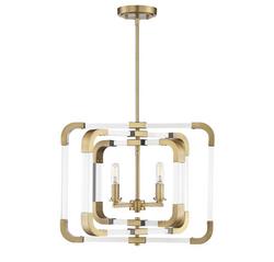 Rotterdam 4 Light 20" Wide Semi-Flush Ceiling Fixture