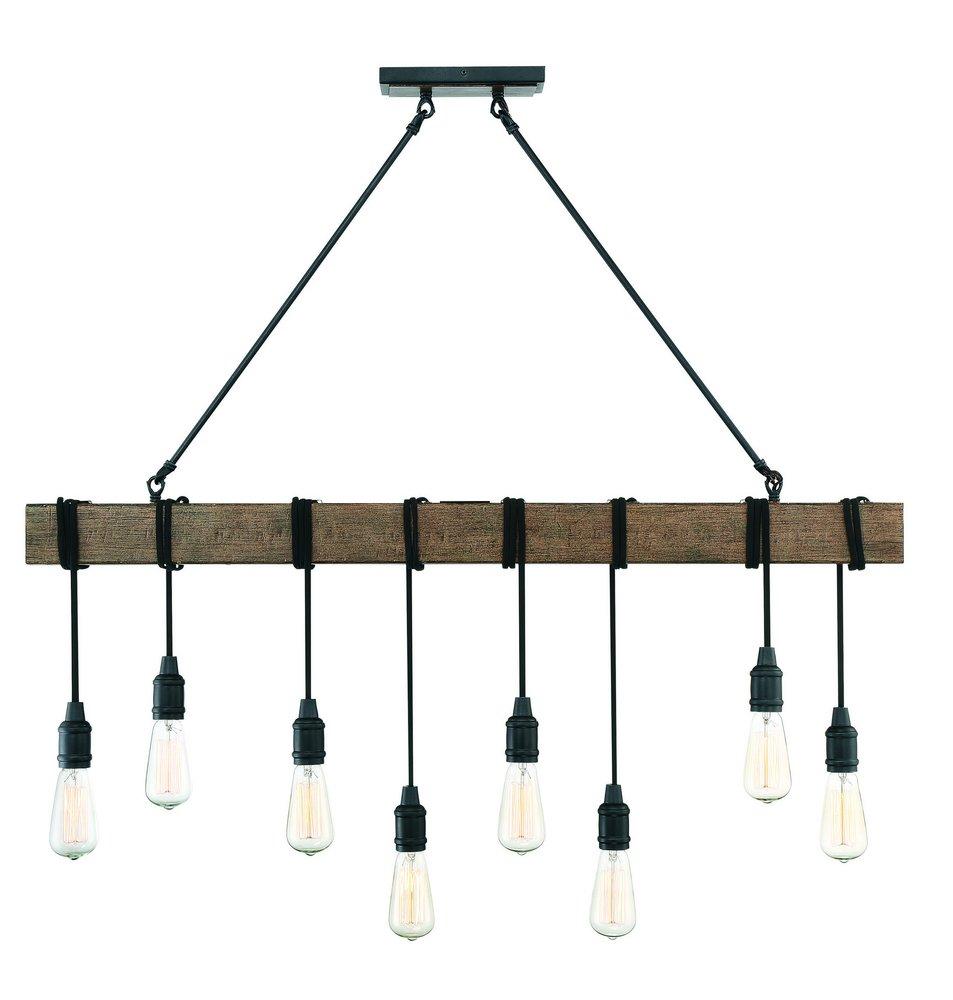 Burgess 8 Light 42" Wide Linear Chandelier 