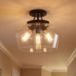 OCTAVE BLAC 3 60W MED INCAND/LED CEIL LGHT