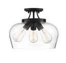 OCTAVE BLAC 3 60W MED INCAND/LED CEIL LGHT