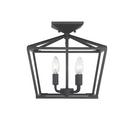 Townsend 4 Light 13" Wide Semi-Flush Ceiling Fixture