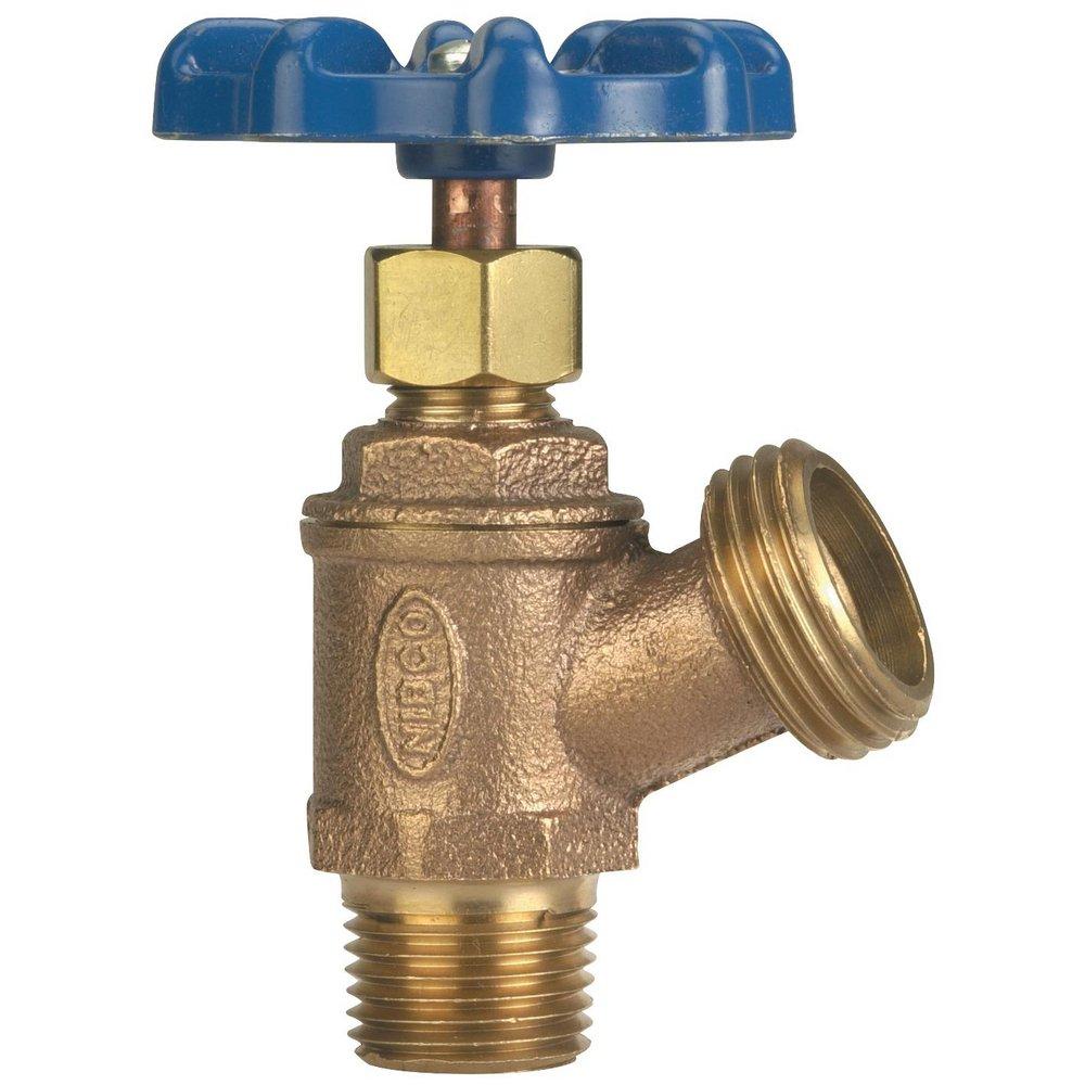 NIBCO MPT x GHT Boiler Drain Valve 