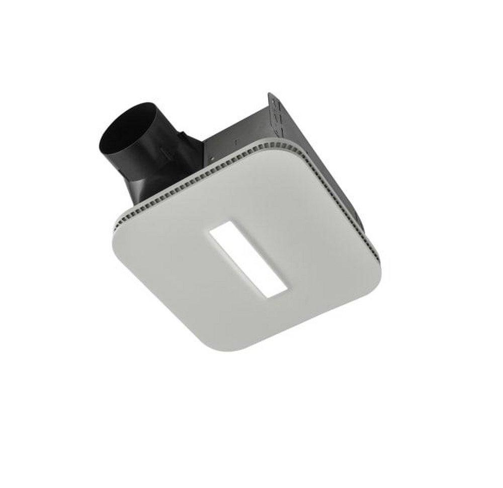 80 CFM Ceiling Bathroom Exhaust Fan with LED CleanCover - Energy Star Rated 