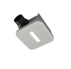 80 CFM Ceiling/Wall Mount Bathroom Exhaust Fan with LED Light & CleanCover in White - 0.8 Sones - Energy Star Rated
