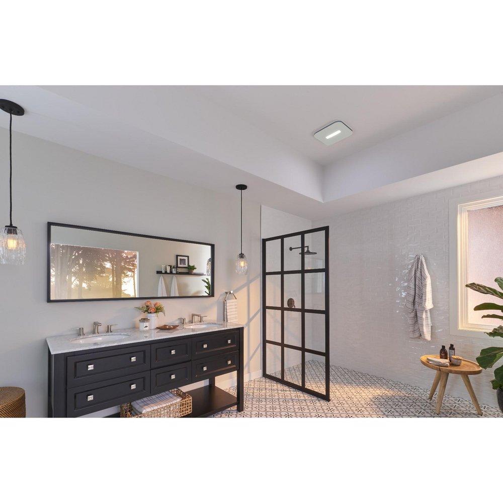 BROAN FLEX 80 CFM FAN 0.8 SONES WITH LED CLEANCOVER ENERGY STAR 