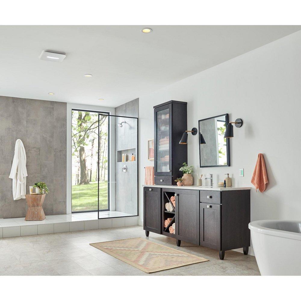 BROAN FLEX 80 CFM FAN 0.8 SONES WITH LED CLEANCOVER ENERGY STAR 