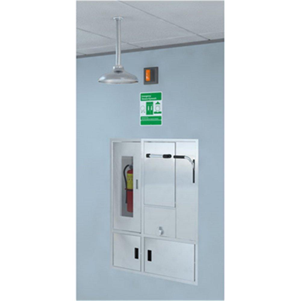 Guardian Equipment Recessed Mount Safety Center with Barrier Free 