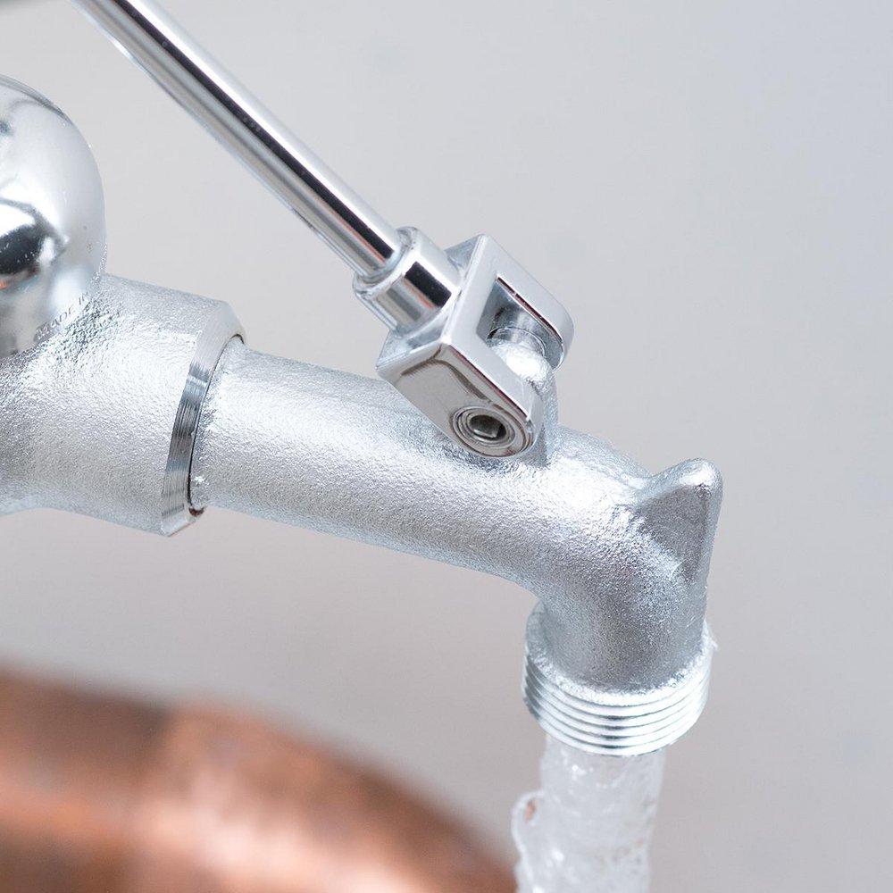 Speakman Rough Chrome Plated Two Cross Handle Wall Mount Service Faucet 