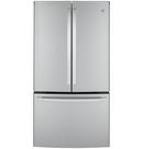 GE&reg; Fingerprint Resistant Stainless Steel 35-3/4 in. 15.93 cu. ft. Counter Depth and French Door Refrigerator 