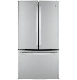 35-3/4 in. 23 cu. ft. Counter Depth and French Door Refrigerator in Fingerprint Resistant Stainless Steel
