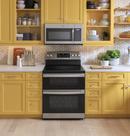 GE® Stainless Steel/Grey 29-7/8 in. 6.6 cu. ft. 40A Freestanding Double Oven 