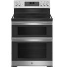 29-7/8 in. 6.6 cu. ft. 40A Freestanding Double Oven in Stainless Steel with Grey