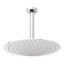 12 in. Single Function Ceiling Mounted Rain Showerhead Set in Brushed Nickel - 4 in. Arm Included