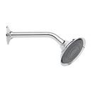 4 in. Single Function Full Spray Showerhead Set in Polished Chrome - 8 in. Arm Included