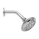 4 1/2 in. Multi Function Full Spray with Massage Showerhead Set in Polished Chrome - 6 in. Arm Included