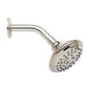 4 1/2 in. Multi Function Full Spray with Massage Showerhead Set in Polished Nickel - 6 in. Arm Included