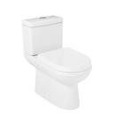 1.28 gpf Elongated Floor Mount Two Piece Toilet in White