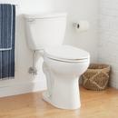 1.28 gpf Elongated Floor Mount Two Piece Toilet in White