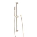 1.8 GPM Contemporary Tubular Single Function Hand Shower Package in Brushed Nickel - Includes Slide Bar and Smooth Hose