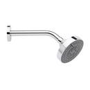 4 in. Multi Function Full Spray with Massage Showerhead Set in Polished Chrome - 8 in. Arm Included