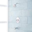 Single Handle Multi Function Bathtub & Shower Faucet Set in Chrome - 1/2 in. Valve Included