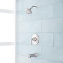 Single Handle Multi Function Bathtub & Shower Faucet Set in Brushed Nickel - 1/2 in. Valve Included