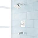 Single Handle Single Function Bathtub & Shower Faucet Set in Chrome - 1/2 in. Valve Included