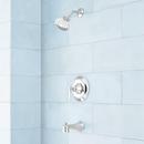 Single Handle Single Function Bathtub & Shower Faucet Set in Chrome - 1/2 in. Valve Included
