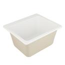 25 x 22 in. Drop-In Laundry Sink in White (Sink Clips Included) 