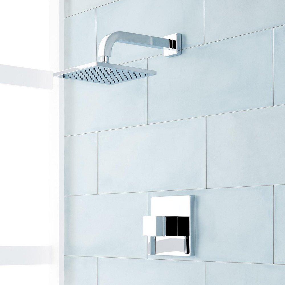 Signature Hardware Chrome Single Handle Single Function Shower Faucet 