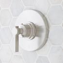Single Handle Thermostatic Valve Trim in Brushed Nickel