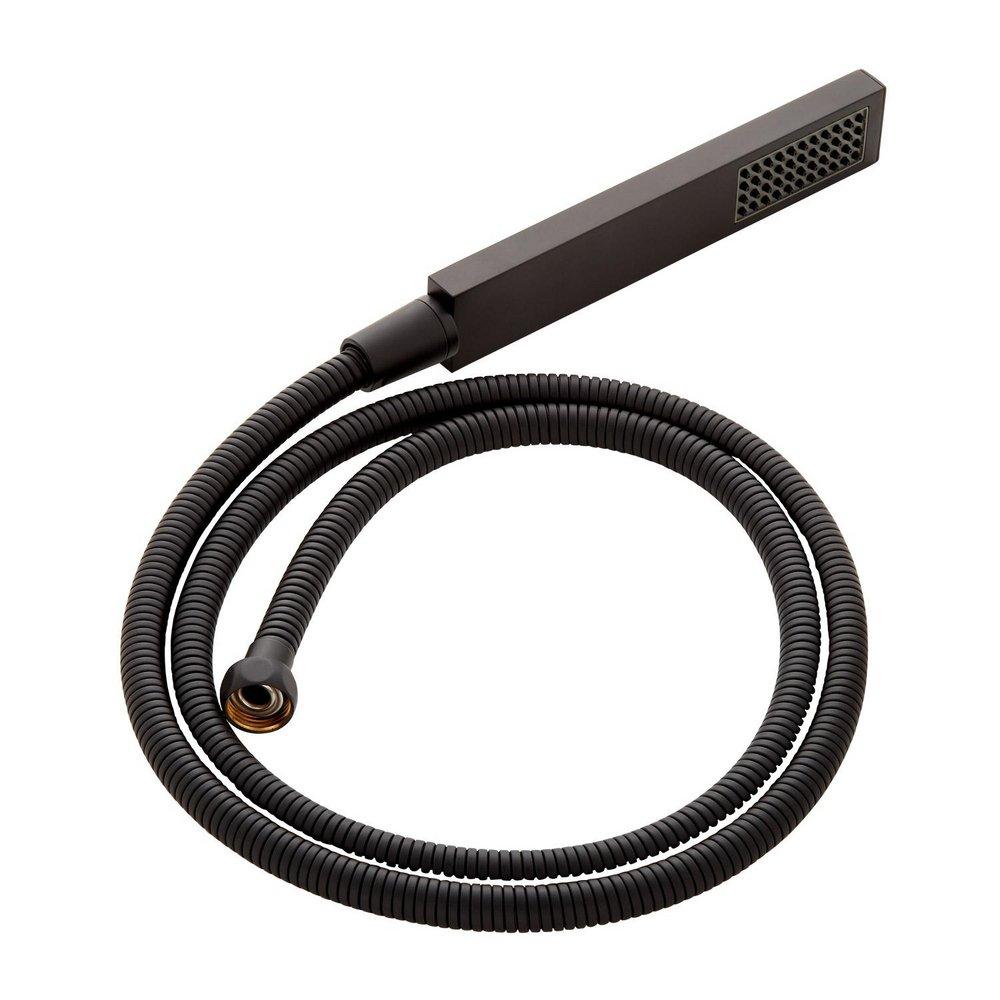 Single Function Hand Shower Set in Matte Black - Hose Included 