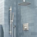 Single Handle Single Function Shower System Set in Brushed Nickel