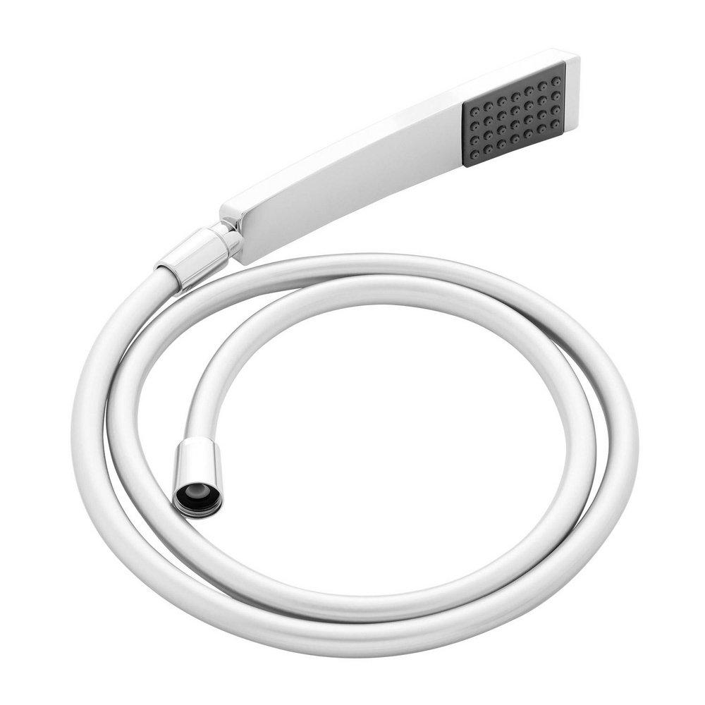 1.8 GPM Contemporary Square Single Function Hand Shower Package - Includes Hose 