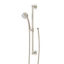 30 in. Shower Rail Set in Brushed Nickel - Hand Shower and Hose Included