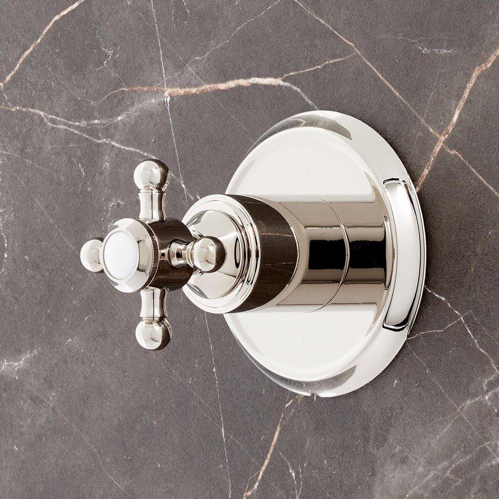Signature Hardware Polished Nickel Diverter Valve 