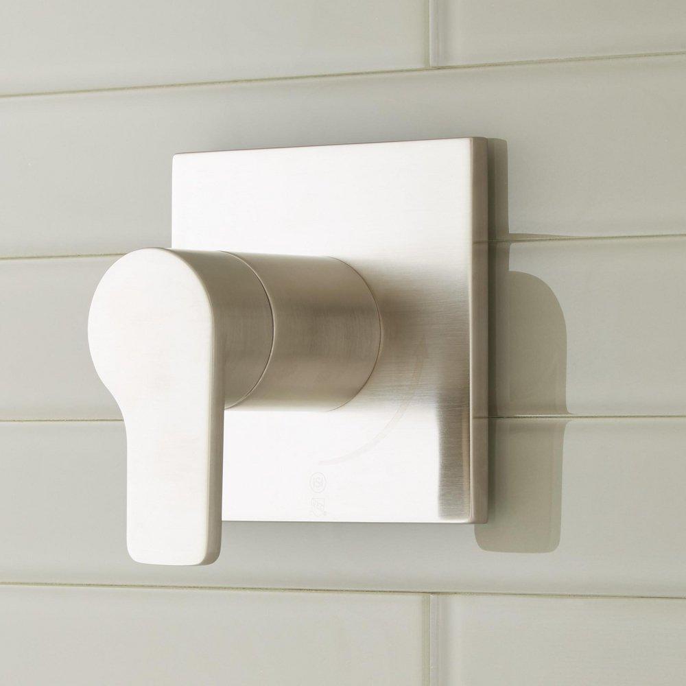 Single Handle Volume Control Valve Trim Set in Brushed Nickel - 3/4 in. Valve Included 