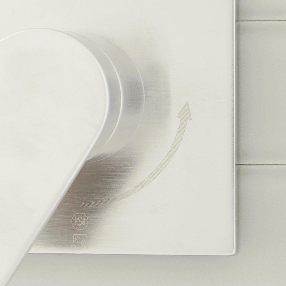 Single Handle Volume Control Valve Trim Set in Brushed Nickel - 3/4 in. Valve Included 