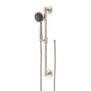 27 in. Shower Rail Set in Brushed Nickel - Hand Shower and Hose Included