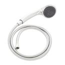 Contemporary Round Multi Function Hand Shower and Hose in Polished Chrome