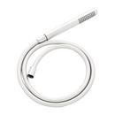 Contemporary Tubular Single Function Hand Shower and Hose in Polished Chrome