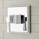 Single Handle Thermostatic Valve Trim Set in Polished Chrome - 1/2 in. Valve Included