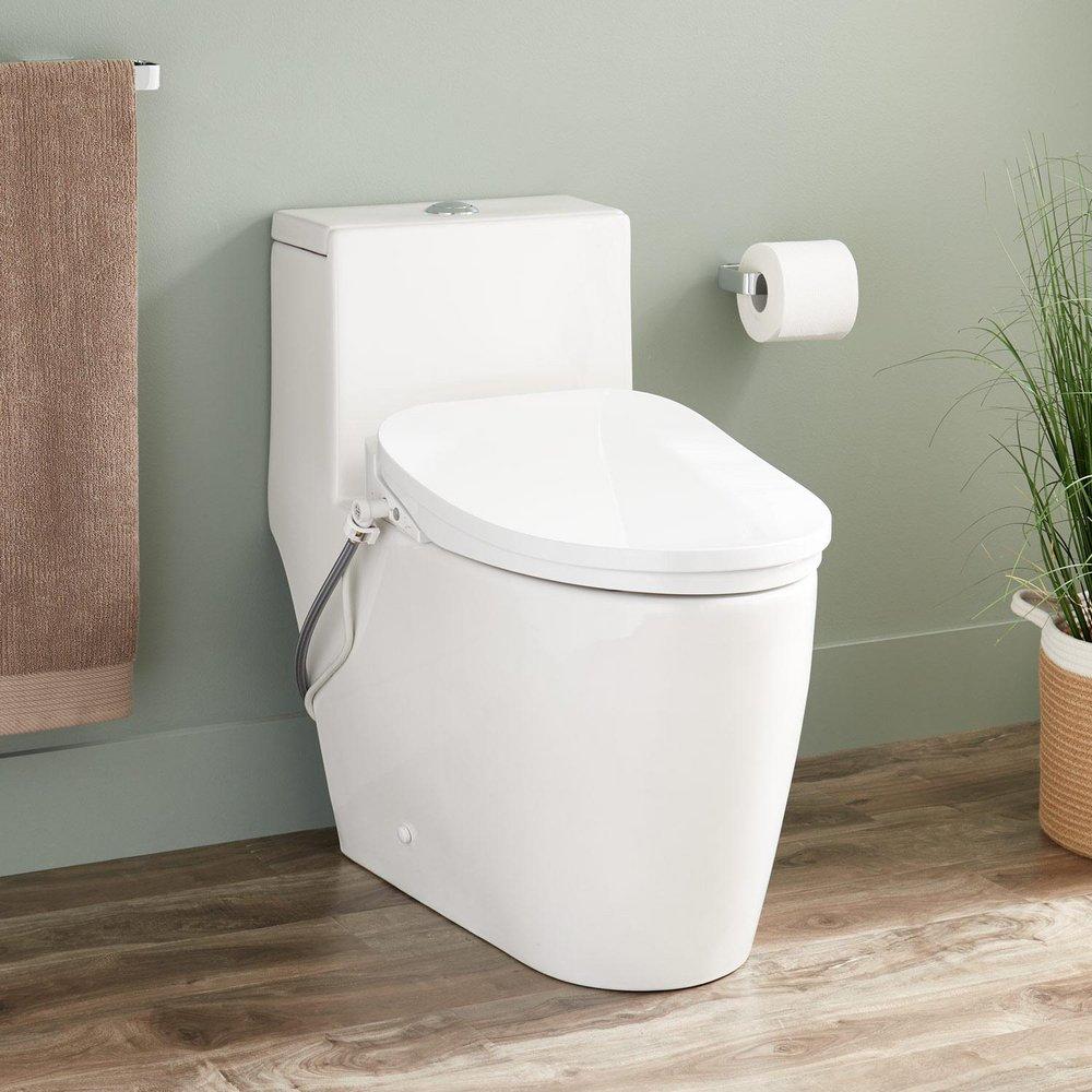 1.28 gpf Elongated One Piece Toilet in White 