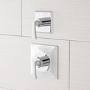 Single Handle Thermostatic and Volume Control Valve Trim in Polished Chrome (Trim Only)