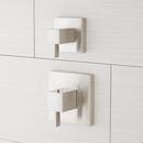 Dual Function Thermostatic Valve Trim with Volume Control in Brushed Nickel - 3/4" Valve Included