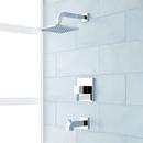 Single Handle Single Function Bathtub & Showerr Faucet Set in Chrome - 1/2 in. Valve Included