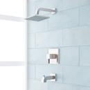 Single Handle Single Function Bathtub & Shower Faucet Set in Brushed Nickel - 1/2 in. Valve Included